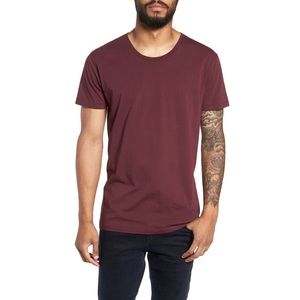NWT Hope Alias Relaxed Burgundy Short Sleeve Tee